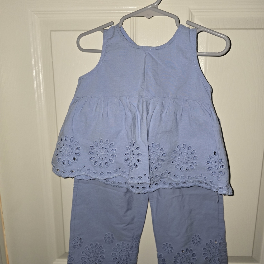 Zara Light Blue Kids Top